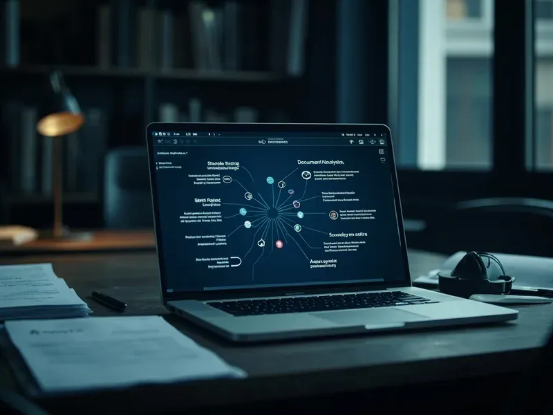 Advogada compara resultados de plataformas de inteligência artificial em dois monitores