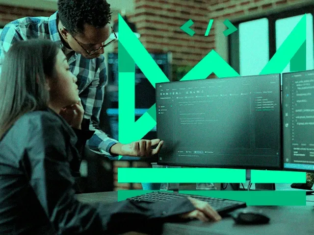 Ilustração introdutória sobre desenvolvedores de software