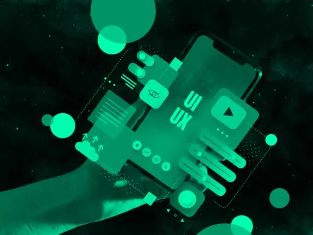 Ilustração sobre design de interface UI/UX