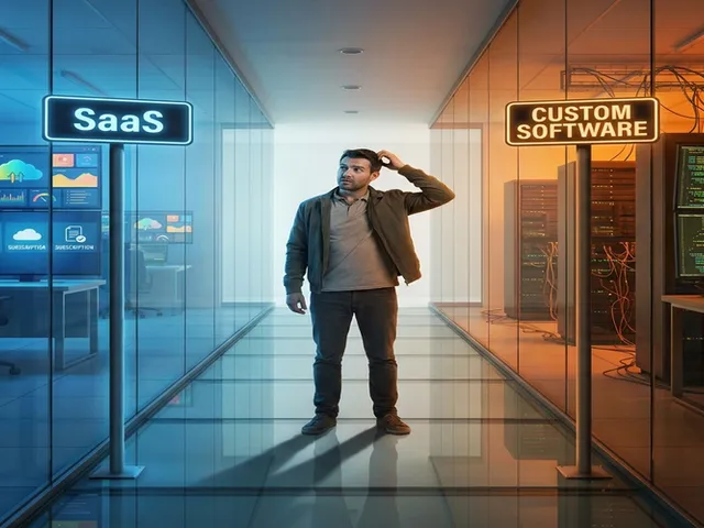 Arquitetura de integração entre software customizado SaaS e soluções prontas
