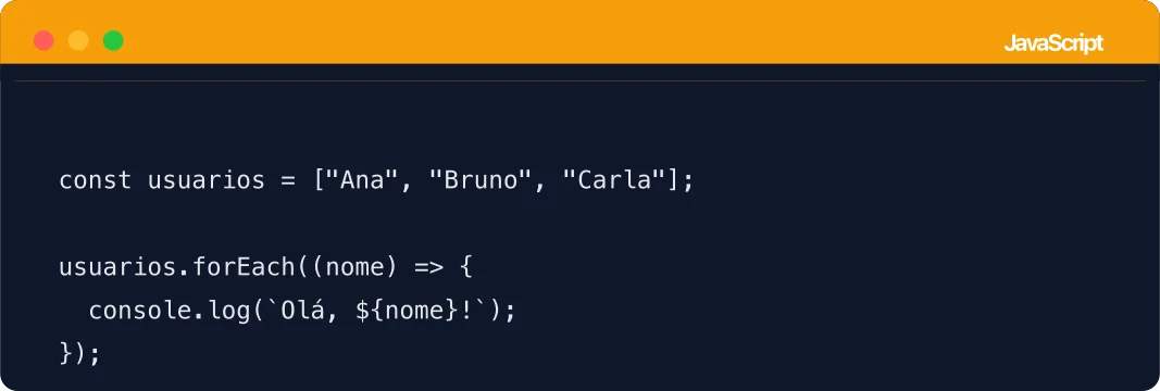 Código JavaScript sendo executado em navegador, representando a linguagem mais usada do mundo