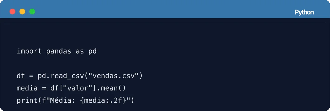 Notebook Jupyter com código Python rodando análise de dados e modelo de machine learning